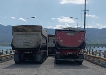 Ολοκληρώθηκαν οι προγραμματισμένες δοκιμαστικές φορτίσεις στα άκρα των προβόλων Μ4-1, Μ5-1, Μ6-1 της Υψηλής Γέφυρας Σερβίων