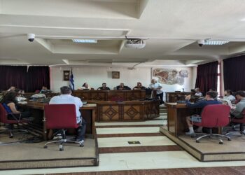 Γερμανοί μαθητές στο Δημαρχείο Εορδαίας, στο πλαίσιο του προγράμματος “Πολιτισμός Μνήμης: Πύργοι-Μεσόβουνο-Ερμακιά»