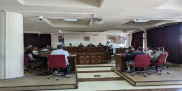 Γερμανοί μαθητές στο Δημαρχείο Εορδαίας, στο πλαίσιο του προγράμματος “Πολιτισμός Μνήμης: Πύργοι-Μεσόβουνο-Ερμακιά»