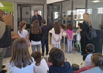 Στα γραφεία του ΠΤΟΛΕΜΑΙΟΥ οι μαθητές της Β΄ Τάξης του 3ου Δημοτικού Σχολείου Πτολεμαΐδας