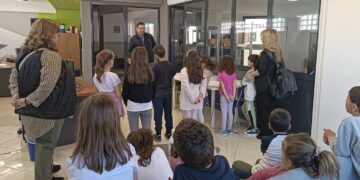 Στα γραφεία του ΠΤΟΛΕΜΑΙΟΥ οι μαθητές της Β΄ Τάξης του 3ου Δημοτικού Σχολείου Πτολεμαΐδας