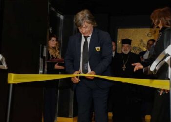 Έγιναν τα εγκαίνια του Μουσείου Ιστορίας της ΑΕΚ-  Στην είσοδό του δεσπόζει ο Δικέφαλος Αετός που έγινε στην Πτολεμαΐδα