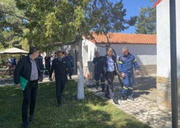 Στις εγκαταστάσεις της Ειδικής Μονάδας Δασικών Επιχειρήσεων ο Αμανατίδης- Εκσυγχρονισμός των υποδομών με κονδύλια της Περιφέρειας