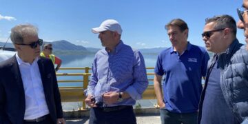 Στη Γέφυρα Σερβίων ο Περιφερειάρχης: «Ολοκληρώνεται η φάση των φορτίσεων, συνεχίζουμε με την στεγάνωση του οδοστρώματος»