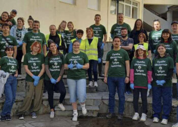 Εθελοντικός καθαρισμός των χώρων της Σχολής Γεωπονικών Επιστημών Φλώρινας από τους φοιτητές