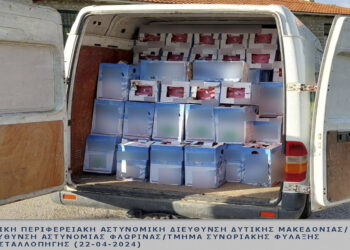 Φλώρινα: Συνελήφθη 29χρονος για παράνομη μεταφορά -242- φιαλών που περιείχαν ψυκτικό υγρό (φρέον), βάρους άνω των -3- τόνων