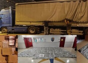 Φορτηγό από την Ιταλία φουλ στα ναρκωτικά.. Κατασχέθηκαν 225 κιλά skunk