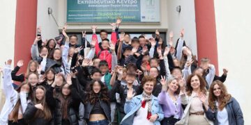 Μαθητές/τριες του 1ου Γυμνασίου Φλώρινας στο Εκπαιδευτικό Κέντρο ΑΠΕ στον Φιλώτα