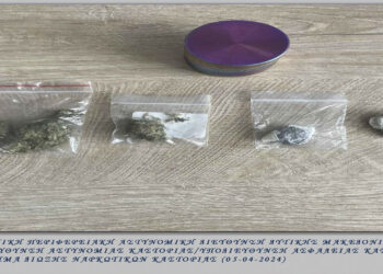 Συλλήψεις 6 ατόμων σε περιοχές της Δυτικής Μακεδονίας, για παραβάσεις της νομοθεσίας περί ναρκωτικών το τελευταίο πενθήμερο