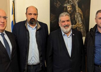 Συνάντηση Π. Πλακεντά – Μ. Παπαδόπουλου και του Υφ. Χρ. Τριαντόπουλου – Στο επίκεντρο η καταβολή αποζημιώσεων από τις πλημμύρες