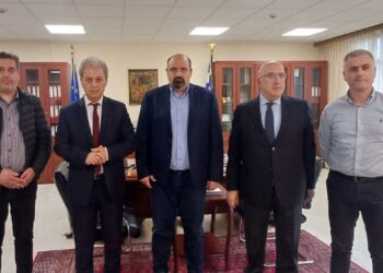 Δέσμευση Χρ. Τριαντόπουλου για αποκατάσταση ζημιών από την κατολίσθηση στον Άγιο Παντελεήμονα Φλώρινας