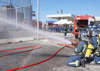 Κοζάνη: Αποτελεσματική άσκηση ετοιμότητας πραγματοποιήθηκε στο πρατήριο Jetoil Χλιάπας FISIKON