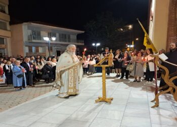 Αναστάσιμη Θεία Λειτουργία στον Ιερό Ναό Αγίου Ιωάννη Προδρόμου  Πτολεμαΐδας