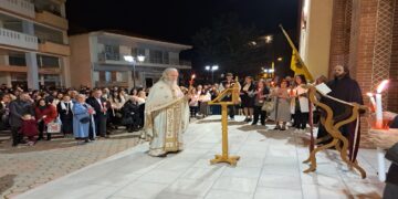 Αναστάσιμη Θεία Λειτουργία στον Ιερό Ναό Αγίου Ιωάννη Προδρόμου  Πτολεμαΐδας