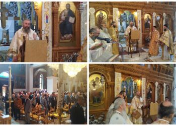 Χοροστατούντος του Μητροπολίτη Φλωρίνης- Πρεσπών και Εορδαίας κ.κ. Ειρηναίου η Ακολουθία της 2ης Ανάστασης στην Πτολεμαΐδα