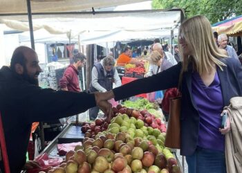 Στην Κοζάνη βρέθηκε η υποψήφια Ευρωβουλεύτρια του ΣΥΡΙΖΑ-ΠΣ Δώρα Αυγέρη