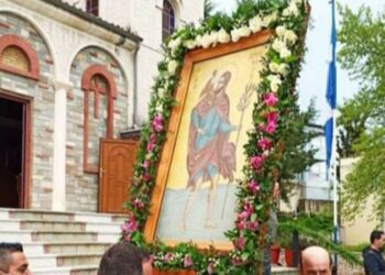 Γιορτάζει και πανηγυρίζει σήμερα και αύριο 8 και 9 Μαΐου ο Ιερός Ναός Αγίου Χριστοφόρου στην ομώνυμη κοινότητα