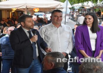 Νίκος Ανδρουλάκης από τη Φλώρινα: «Το μόνο κόμμα που μπορεί να ανοίξει την πόρτα εξόδου από το Μέγαρο Μαξίμου για τον κ. Μητσοτάκη είναι το ΠΑΣΟΚ»