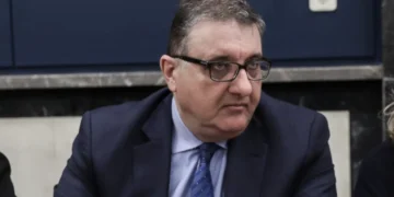 Προεκλογική συγκέντρωση του υποψηφίου ευρωβουλευτή της Ν.Δ. Θανάση Εξαδάκτυλου