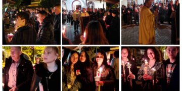 Το ΧΡΙΣΤΟΣ ΑΝΕΣΤΗ στον Ιερό Ναό Αγίων Πάντων Δροσερού (φώτο-βίντεο)