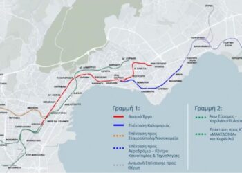 Μετρό Θεσσαλονίκης: Οι 2 γραμμές με 46 σταθμούς – Υπόγεια από Τσιμισκή (ΧΑΡΤΗΣ)