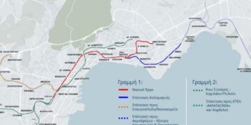 Μετρό Θεσσαλονίκης: Οι 2 γραμμές με 46 σταθμούς – Υπόγεια από Τσιμισκή (ΧΑΡΤΗΣ)