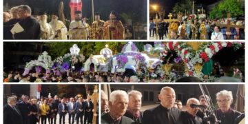 Παρουσία πλήθους κόσμου τελέστηκε η Ιερή Ακολουθία του ΕΠΙΤΑΦΙΟΥ ΘΡΗΝΟΥ, στους Ιερούς Ναούς της Πτολεμαΐδας και πραγματοποιήθηκε το ΑΝΤΑΜΩΜΑ των Επιταφίων ! (της Κούλας Πουλασιχίδου)