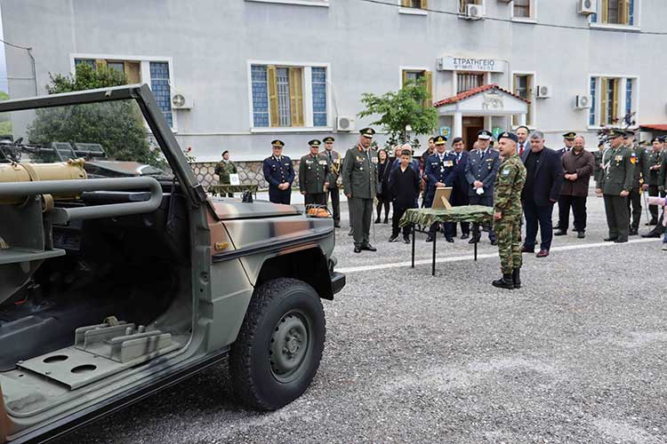 (Φωτογραφίες) Ο εορτασμός του Αγίου Γεωργίου που πραγματοποιήθηκε στις 10/5, στην έδρα της Ταξιαρχίας στο Στρδο «ΜΑΚΕΔΟΝΟΜΑΧΩΝ».