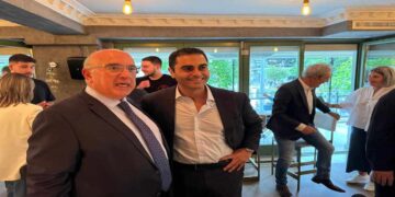 Την Κοζάνη επισκέφθηκε το Σάββατο ο υποψήφιος ευρωβουλευτής της Ν.Δ. Ορέστης Ομράν Κουκουβιτάκης