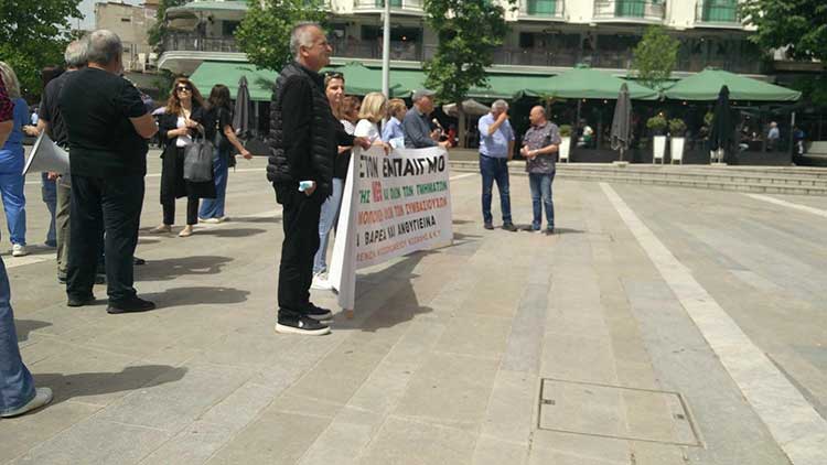 Κοζάνη: Απεργιακή κινητοποίηση των σωματείων - μελών της ΑΔΕΔΥ στην πλατεία