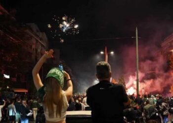 Ολονύκτιοι πανηγυρισμοί για τον επτάστερο Παναθηναϊκό