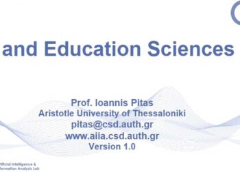 Πρόσκληση για παρακολούθηση της διάλεξης του κ Ι. Πήτα, Καθηγητή ΑΠΘ "Διδασκαλία, εκπαίδευση και Τεχνητή Νοημοσύνη" στην ημερίδα "Ψηφιακοί Μετασχηματισμοί και Τεχνητή Νοημοσύνη", 14/5