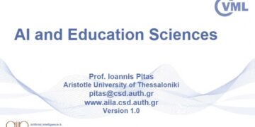 Πρόσκληση για παρακολούθηση της διάλεξης του κ Ι. Πήτα, Καθηγητή ΑΠΘ "Διδασκαλία, εκπαίδευση και Τεχνητή Νοημοσύνη" στην ημερίδα "Ψηφιακοί Μετασχηματισμοί και Τεχνητή Νοημοσύνη", 14/5