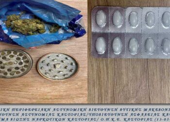 Συνελήφθησαν 8 άτομα για κατοχή ναρκωτικών σε Κοζάνη, Καστοριά και Φλώρινα