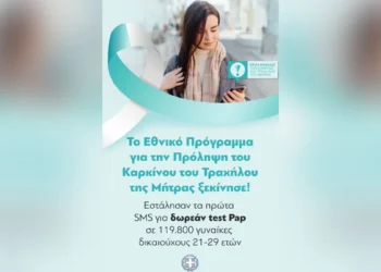 Εθνικό Πρόγραμμα Πρόληψη του Καρκίνου του Τραχήλου της Μήτρας: 119.800 γυναίκες έλαβαν SMS για δωρεάν test Pap