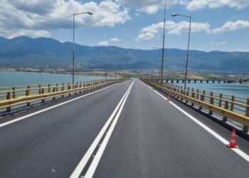 Στεγανώθηκε και ασφαλτοστρώθηκε τμήμα της Υψηλής Γέφυρας Σερβίων