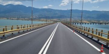 Στεγανώθηκε και ασφαλτοστρώθηκε τμήμα της Υψηλής Γέφυρας Σερβίων