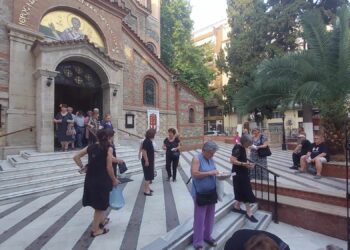 Παραμονή Ψυχοσάββατου της Πεντηκοστής στον Ιερό Ναό Αγίου Ιωάννου Χρυσοστόμου Θεσσαλονίκης (της Κούλας Πουλασιχίδου)