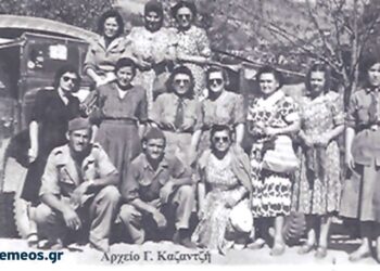 Οδηγοί (προσκοπίνες) στο Νεστόριο Καστοριάς 4-9-1949-Από την στήλη του Γ. Καζαντζή στον Παλμό (19/6)