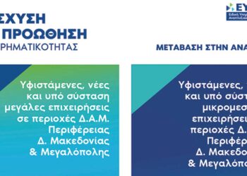 Ενημέρωση για τις Δράσεις Ενίσχυσης και Προώθησης της Επιχειρηματικότητας σε περιοχές Δίκαιης Αναπτυξιακής Μετάβασης στην Περιφέρεια Δ. Μακεδονίας & Μεγαλόπολης