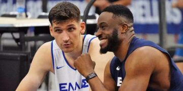 Εθνική μπάσκετ: Στο πλευρό της και ο τραυματίας Θανάσης Αντετοκούνμπο