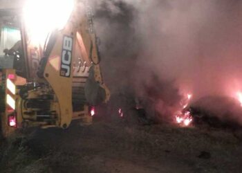 Κατάσβεση φωτιάς στην κοινότητα Άνω Κλεινών