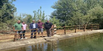 Άμεση επισκευή από την Περιφέρεια του τοιχίου αντιστήριξης στην Δεξαμενή Άρδευσης στο Μηλοχώρι