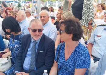 Ο Πάτρικ Πακέ από την Διεύθυνση Απασχόλησης της Ευρωπαϊκής Επιτροπής στα εγκαίνια του Κέντρου Διημέρευσης- Ημερήσιας Φροντίδας ΑμεΑ & Στέγης Υποστηριζόμενης Διαβίωσης Δήμου Εορδαίας