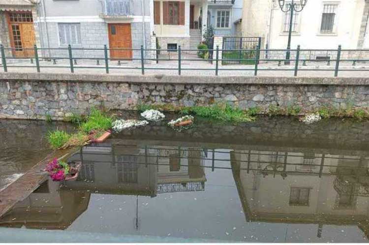 Στη Φλώρινα άγνωστοι κατέστρεψαν λουλούδια στον ποταμό Σακουλέβα: Η καταγγελία του Δήμου Φλώρινας
