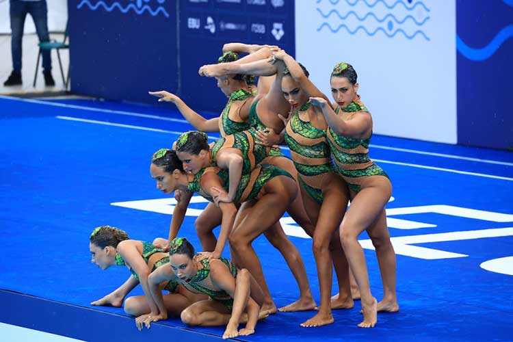 Το ασημένιο μετάλλιο στον τελικό του Acrobatic Routine της Καλλιτεχνικής Κολύμβησης κατέκτησε η Εθνική μας ομάδα, στο Βελιγράδι.