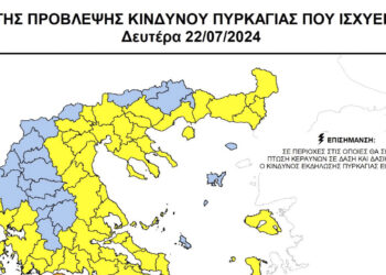 Απαγόρευση κυκλοφορίας σε 11 περιοχές του δήμου Εορδαίας και σήμερα λόγω υψηλού δείκτη επικινδυνότητας για πυρκαγιά