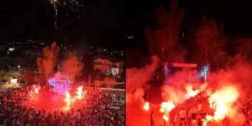 Απίστευτο σκηνικό στη Λακωνία: Έριξαν γαρίφαλα με κλαρκ στον τραγουδιστή Γιώργο Βελισσάρη (βίντεο)