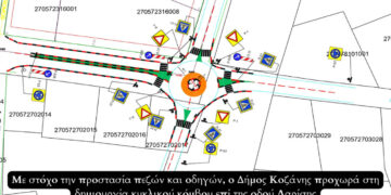 Δήμος Κοζάνης: Πράσινο φως για τη δημιουργία κυκλικού κόμβου επί της οδού Λαρίσης