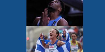 Εκείνος πούλαγε cd. Ηταν μαύρος. Εκείνη σέρβιρε. Ήταν μεγάλη. - O Γιάννης Αντετοκούνμπο και η Αντιγόνη Ντρισμπιώτη σημαιοφόροι της Ελλάδας στους Ολυμπιακούς Αγώνες, 26/7 στο Παρίσι